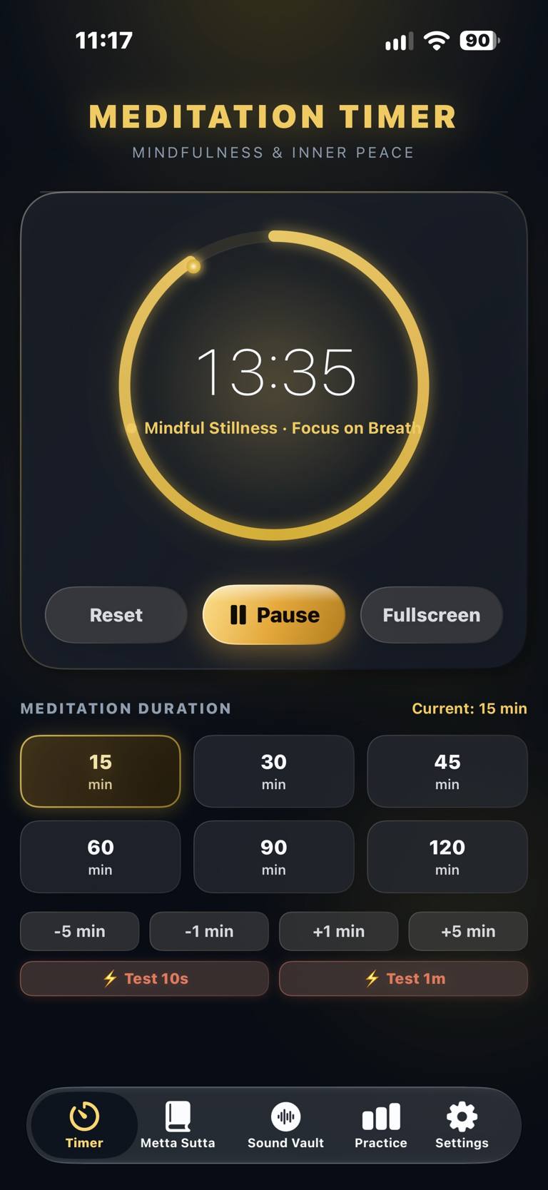 Meditation Timer & Halo Dial