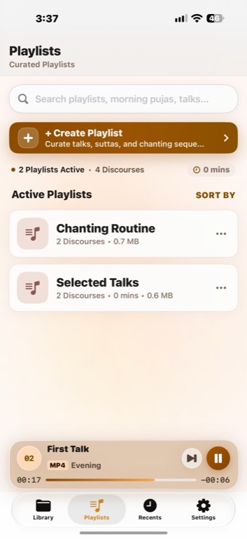 Practice Playlists